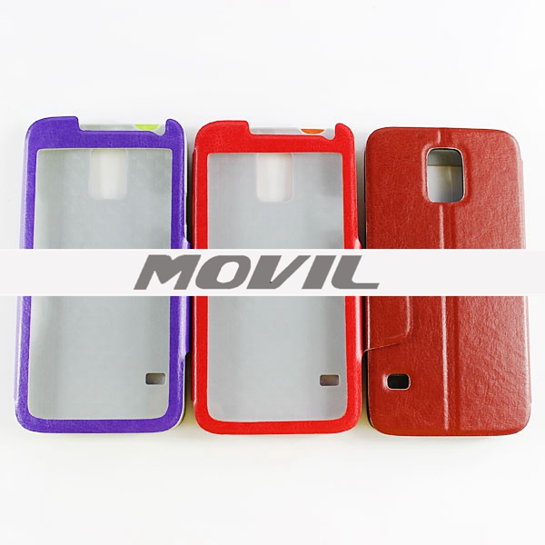 NP-1993 PU leathe funda para Samsung Galaxy S5 G900F-13